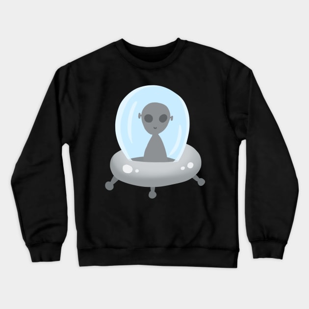 Alien Crewneck Sweatshirt by Manafff